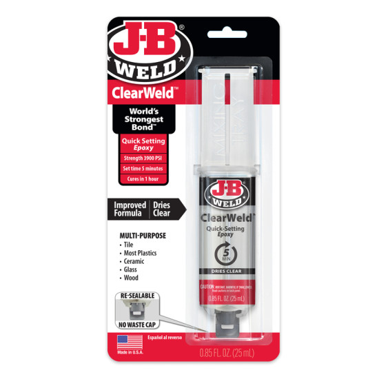 J-B CLEAR WELD (Syringe)